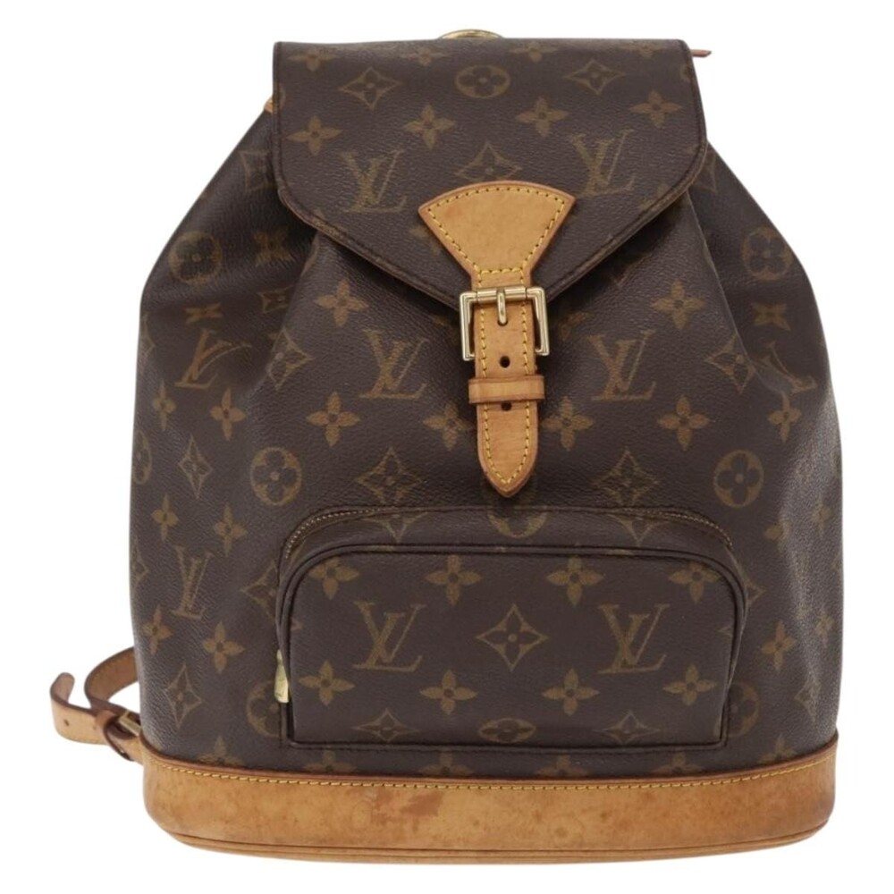 Louis Vuitton Monogram Montsouris MM Backpack Brown